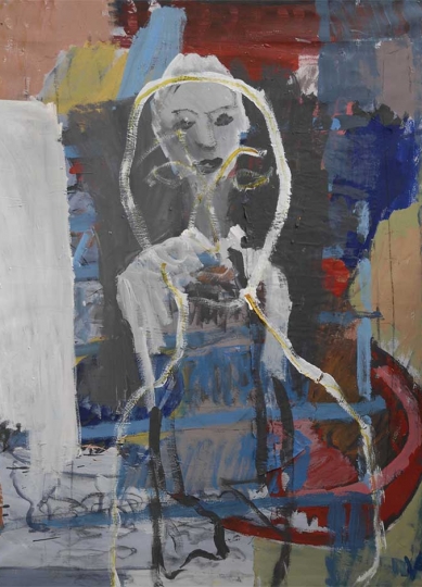 Portret z ozadjem I
